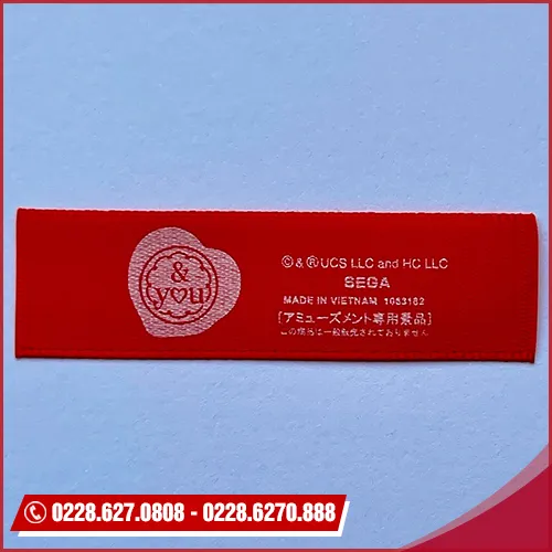 Sản phẩm satin (3) — Nhãn Mác Tử Dương - Công Ty TNHH Vật Liệu Nhãn Mác Tử Dương (Việt Nam) — MST 5701915131