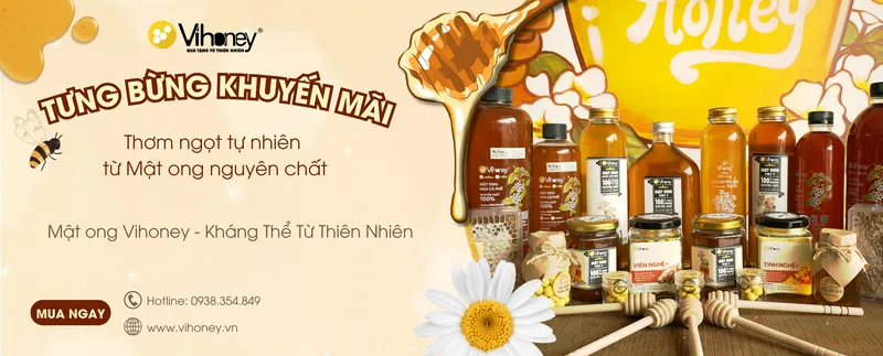 Sản phẩm mat ong nguyen chat tai tphcm vihoney 12 — Mật Ong Vihoney - Công Ty TNHH Sản Xuất Thương Mại Mật Ong Việt ý — MST 5801210294