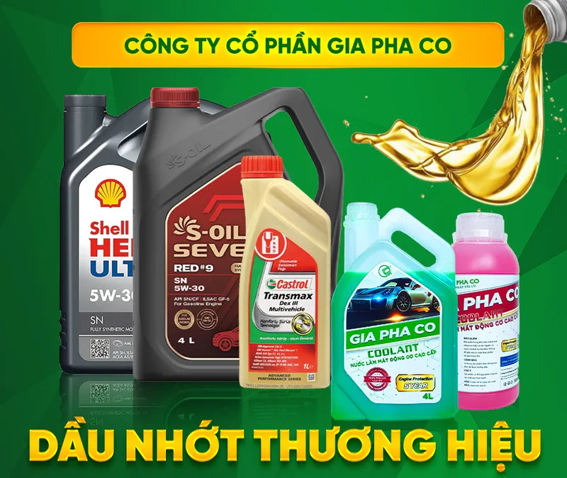 Sản phẩm Intro — Dầu Nhớt Gia Pha Co - Công Ty Cổ Phần Gia Pha Co — MST 5801282570