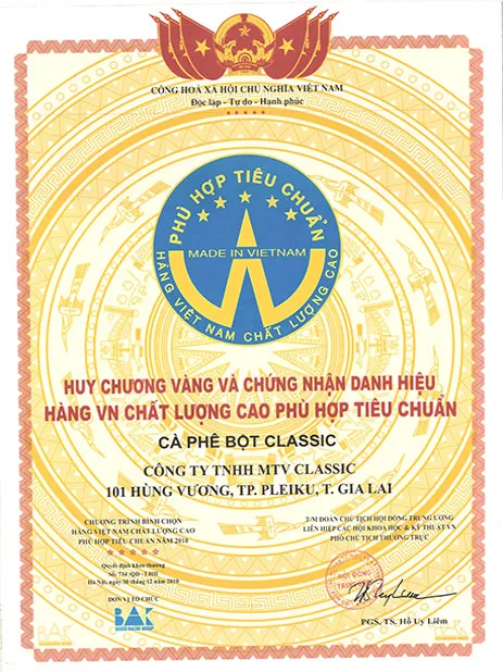 Sản phẩm chug b rc4htV — Công Ty Cổ Phần Cà Phê Classic — MST 5900827585