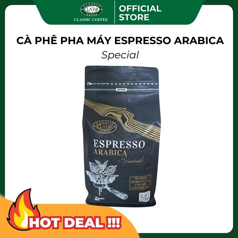 Sản phẩm classic espresso arabica hat rang 500g mfjnfx5y — Công Ty Cổ Phần Cà Phê Classic — MST 5900827585