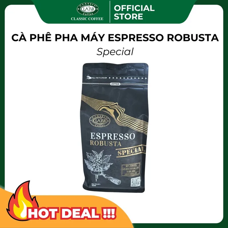 Sản phẩm espresso robusta special kegc8xud — Công Ty Cổ Phần Cà Phê Classic — MST 5900827585