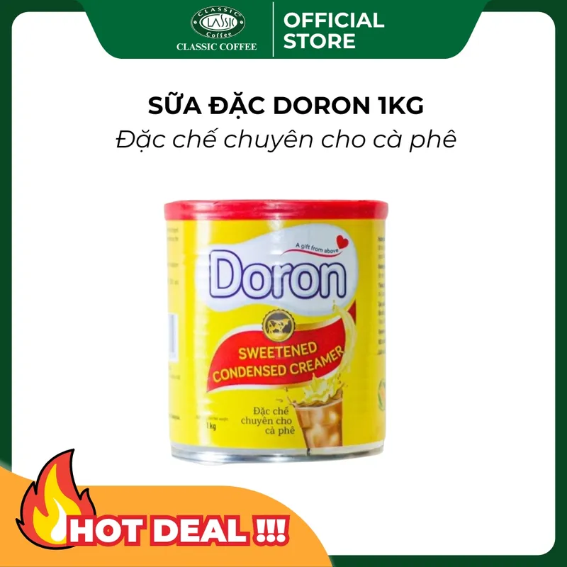 Sản phẩm sua dac pha ca phe doron 1kg 1cs3fblg — Công Ty Cổ Phần Cà Phê Classic — MST 5900827585