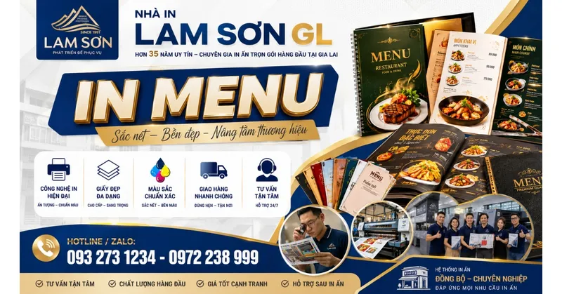 Sản phẩm in menu chat luong cao ben bi tiet kiem chi phi nganh f b ujbjwijp — In Lam Sơn - Công Ty TNHH Một Thành Viên In Photocopy Lam Sơn — MST 5900844005