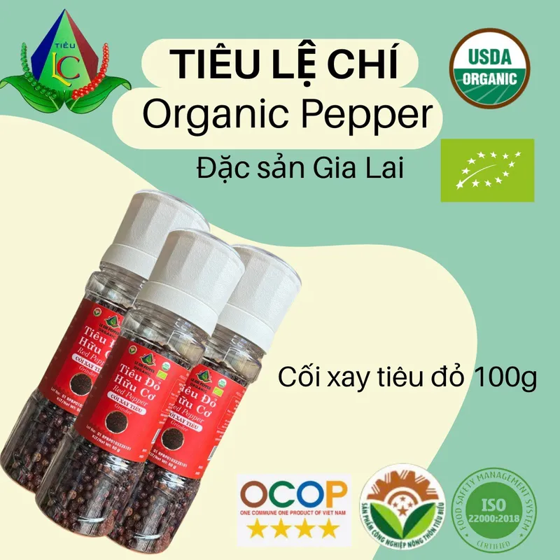 Sản phẩm tieu do coi xay — Hợp Tác Xã Nông Nghiệp Và Dịch Vụ Nam Yang — MST 5901067697