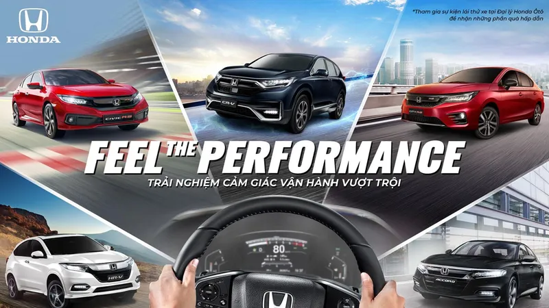Sản phẩm HONDA FEEL THE PERFORMANCE — Honda Ô Tô Daklak — MST 6000826580