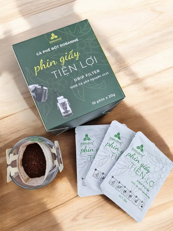 Sản phẩm 11. phin giay tien loi — Công Ty TNHH Cà Phê ROBANME — MST 6001649077
