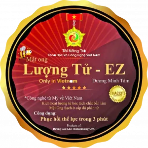Logo Mật Ong Lượng Tử - Công Ty Cổ Phần Công Nghệ Sinh Học Dương Gia K&T