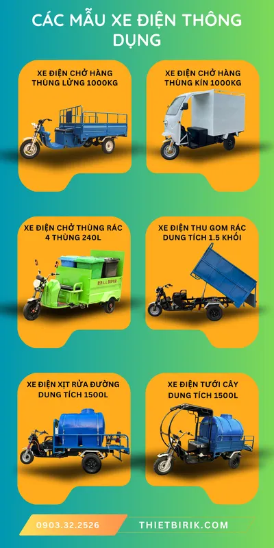 Sản phẩm Xe dien 3 banh tuoi cay 1 1 scaled — Công Ty TNHH Công Nghệ Và Thiết Bị Môi Trường R.I.K — MST 6001735791