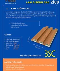 Sản phẩm Lam 3 song Cao Zico 247x296 — Công Ty TNHH SX & TM Vũ Gia Phát — MST 6001760558