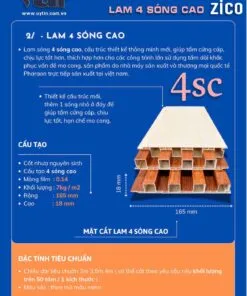 Sản phẩm Lam 4 song cao Zico 247x296 — Công Ty TNHH SX & TM Vũ Gia Phát — MST 6001760558