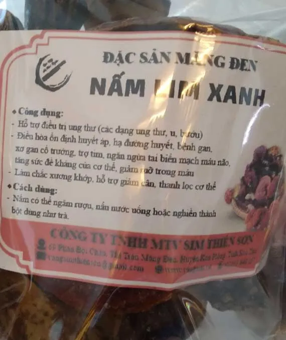 Sản phẩm nam lim xanh dac san mang den kontum c03 — Công Ty TNHH MTV Sim Thiên Sơn — MST 6101166161