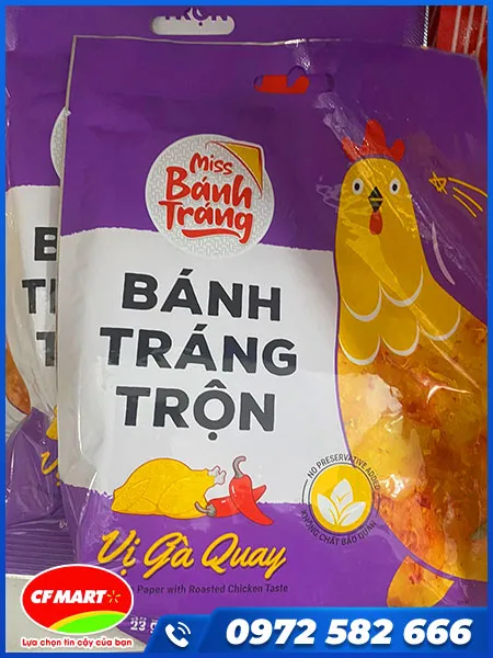 Sản phẩm Banh trang tron vi ga quay Miss Banh Trang — Siêu Thị CF Mart - Công Ty TNHH Thương Mại Và Dịch Vụ CF Mart — MST 6200098272