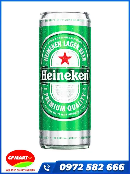 Sản phẩm Bia lon Heineken — Siêu Thị CF Mart - Công Ty TNHH Thương Mại Và Dịch Vụ CF Mart — MST 6200098272