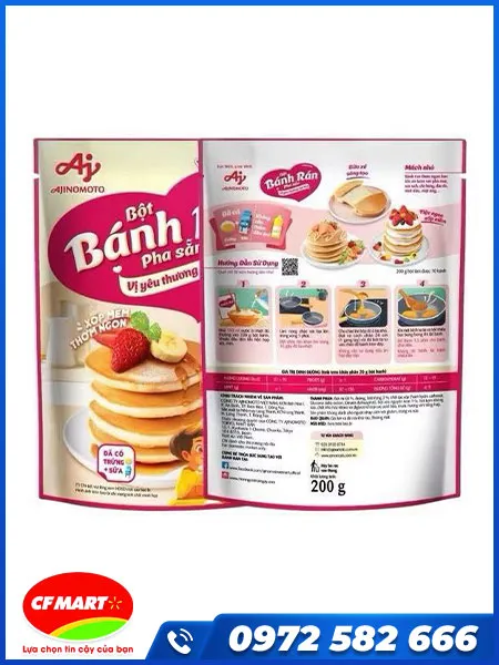 Sản phẩm Bot banh ran pha san Ajinomoto — Siêu Thị CF Mart - Công Ty TNHH Thương Mại Và Dịch Vụ CF Mart — MST 6200098272