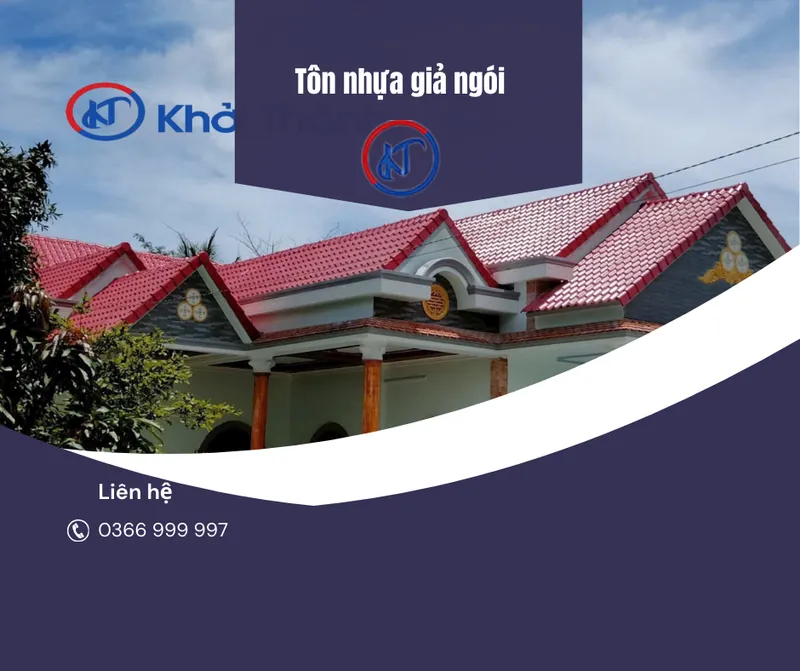 Sản phẩm Ton nhua sinh thai Giai phap xanh cho cong trinh hien dai 3 — Tôn Nhựa, Ngói Nhựa Khởi Thành - Công Ty TNHH Sản Xuất Tôn Nhựa Khởi Thành — MST 6300354561