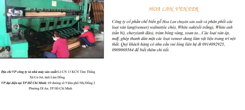 Sản phẩm May lang Trang chu CHINH — Chế Biến Gỗ Hoa Lan - Công Ty Cổ Phần Chế Biến Gỗ Hoa Lan — MST 6400311988