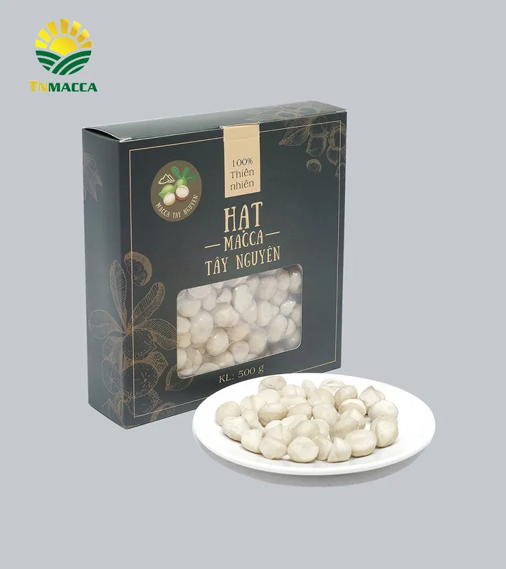 Sản phẩm hat macca tach vo ban le 1 — Hạt Mắc Ca Tây Nguyên - Công Ty Cổ Phần Thu Mua Và Chế Biến Nông Sản Tây Nguyên — MST 6400388606