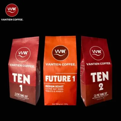 Sản phẩm Ra mat san pham Vantien Coffee Fu1 Ten1 Ten2 400x400 — Công Ty TNHH Đầu Tư Sản Xuất Và Kinh Doanh Cà Phê Văn Tiền — MST 6400442500