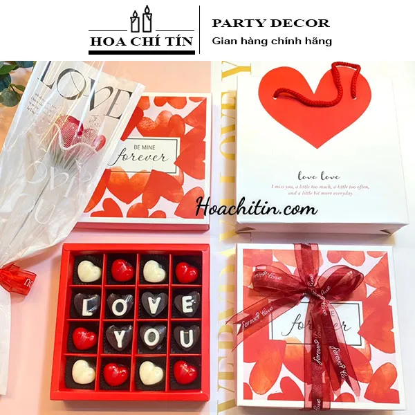 Sản phẩm socola valentine chocolate valentine love you ngon nhat mem deo 01 — Công Ty TNHH Hoa Chí Tín — MST 8071022685