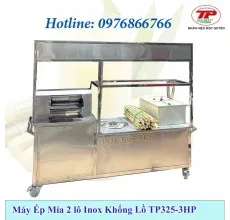 Sản phẩm 2 lô inox khổng lồ tấn phát TP325 3HP 230x220 — Cơ Sở Sản Xuất Máy Thực Phẩm Tấn Phát — MST 8086118206