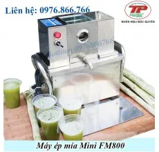 Sản phẩm máy ép mía mini gia đình cao cấp   điện 110V FM800 230x220 — Cơ Sở Sản Xuất Máy Thực Phẩm Tấn Phát — MST 8086118206