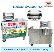 Sản phẩm máy ép mía nhỏ gọn đặt bàn ép nhiều cây mía PT40 2 Tấn Phát 230x220 — Cơ Sở Sản Xuất Máy Thực Phẩm Tấn Phát — MST 8086118206