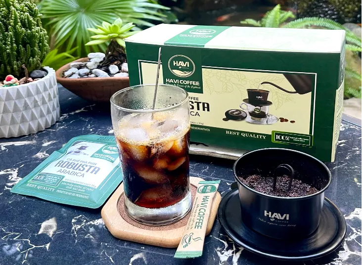 Sản phẩm Ca phe Robusta goi 20g — Hộ Kinh Doanh Cơ Sở Hải Việt - HAVI COFFEE — MST 8116276964