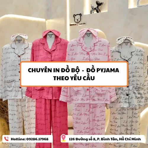 Sản phẩm pyjama — Công Ty TNHH TM DV IN24H — MST 8210273470