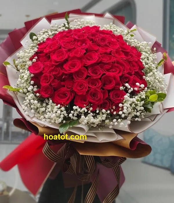 Sản phẩm 99 bong hong do — Công Ty Hoa Tốt — MST 8351305291