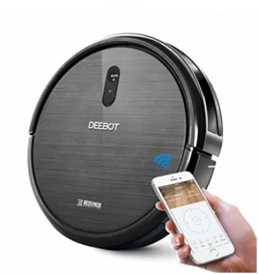 Sản phẩm ECOVACS DEEBOT N79 Robotic Vacuum Cleaner with Strong Suction for Low pile Carpet Hard floor Wi Fi Connected 376x400 — Mua Hàng Mỹ Hma Pro — MST 8420361571