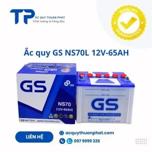 Sản phẩm ac quy gs ns70 12v 65ah 300x300 — Doanh Nghiệp ắc Quy Thuận Phát — MST 8652634187