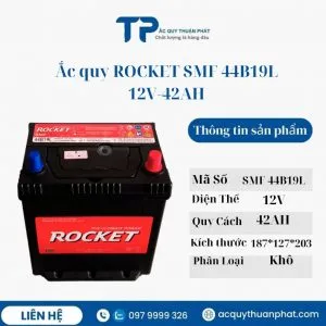 Sản phẩm ac quy rocket 44b19l 12v 42ah mien bao duong 300x300 — Doanh Nghiệp ắc Quy Thuận Phát — MST 8652634187