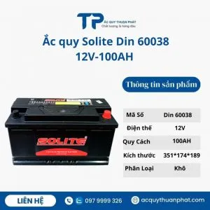 Sản phẩm ac quy solite din60038 12v 100ah mien bao duong 300x300 — Doanh Nghiệp ắc Quy Thuận Phát — MST 8652634187